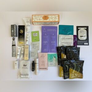 28 Piece Beauty Cosmetics Skincare Hair care Mix Assorted Mini Travel Sample NEW